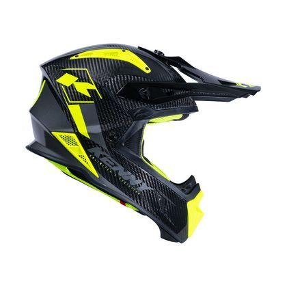 Casque cross Kenny TITANIUM CARBON GRAPHIC 2024 - Jaune