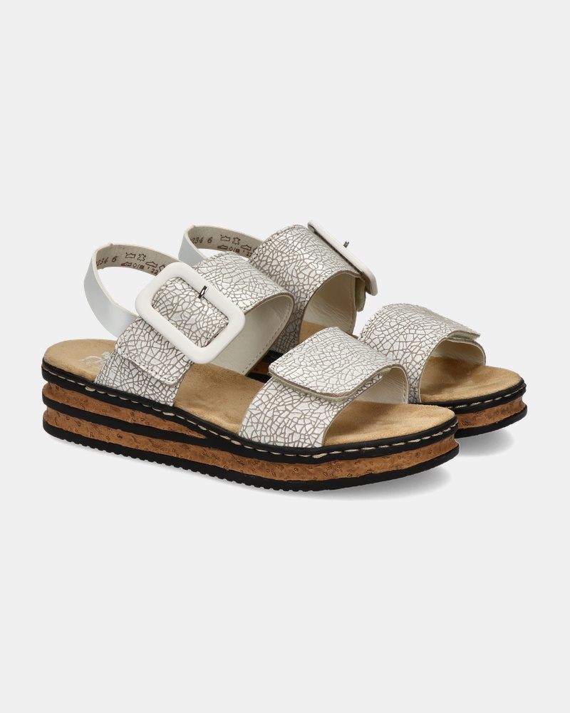 Rieker Antistress Sandalen  - ecru