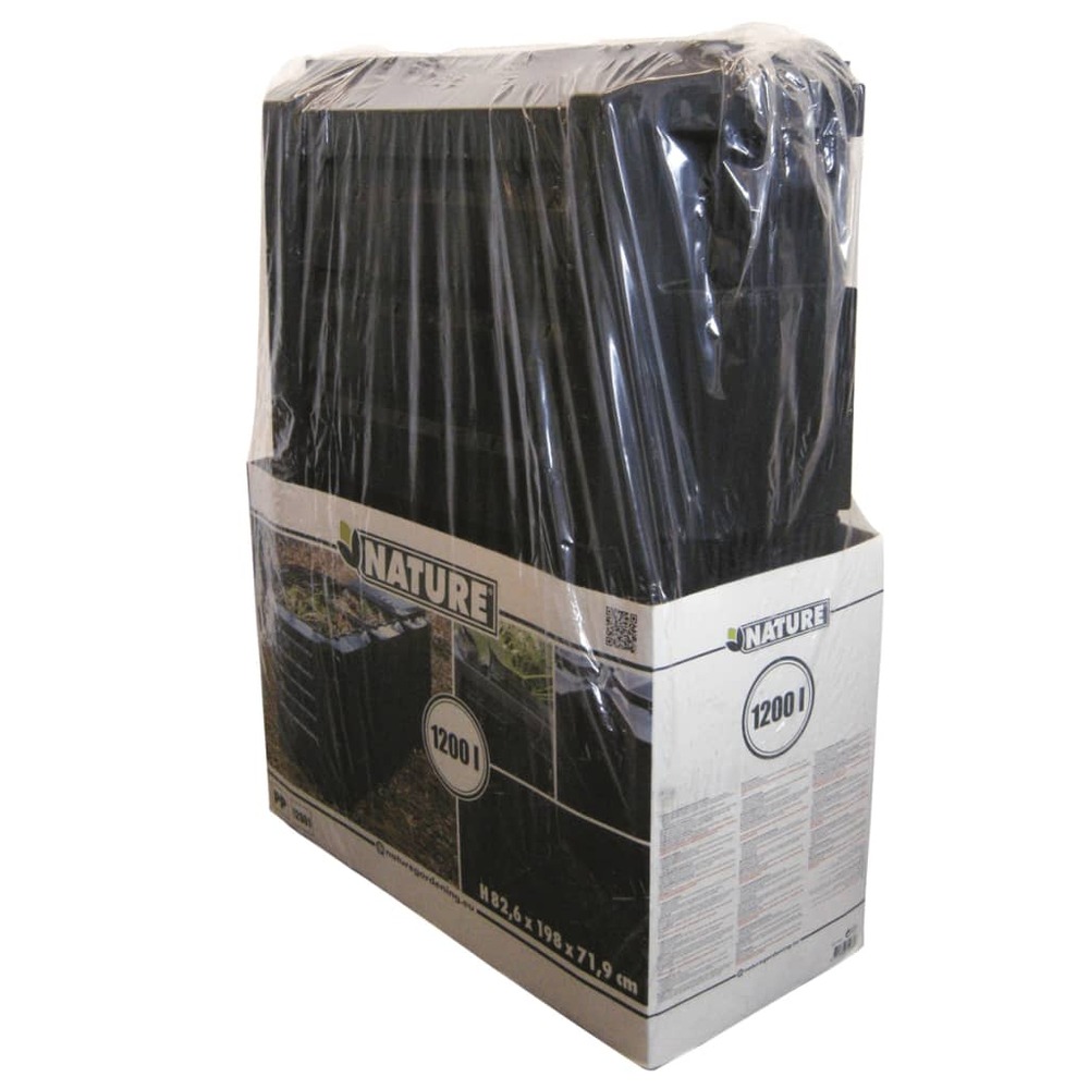 Bac à compost noir 1200 l