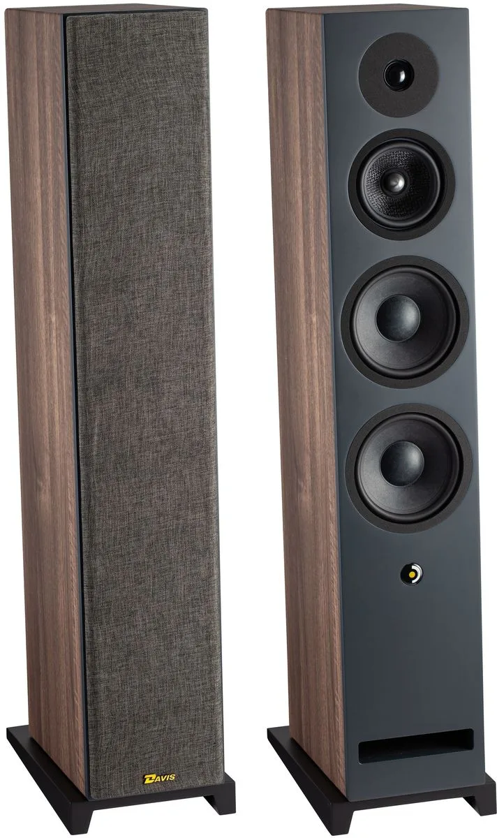 Davis Acoustics Krypton 9 Noyer (la paire) Enceintes colonne