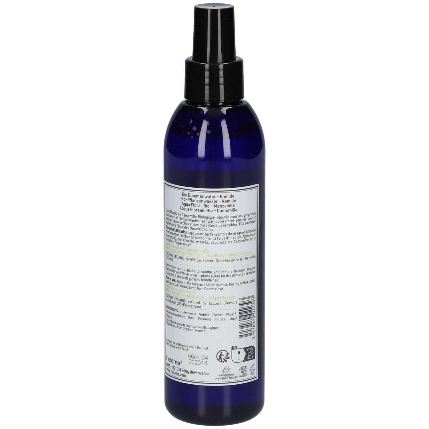 Florame Bio-Kamillenblütenwasser