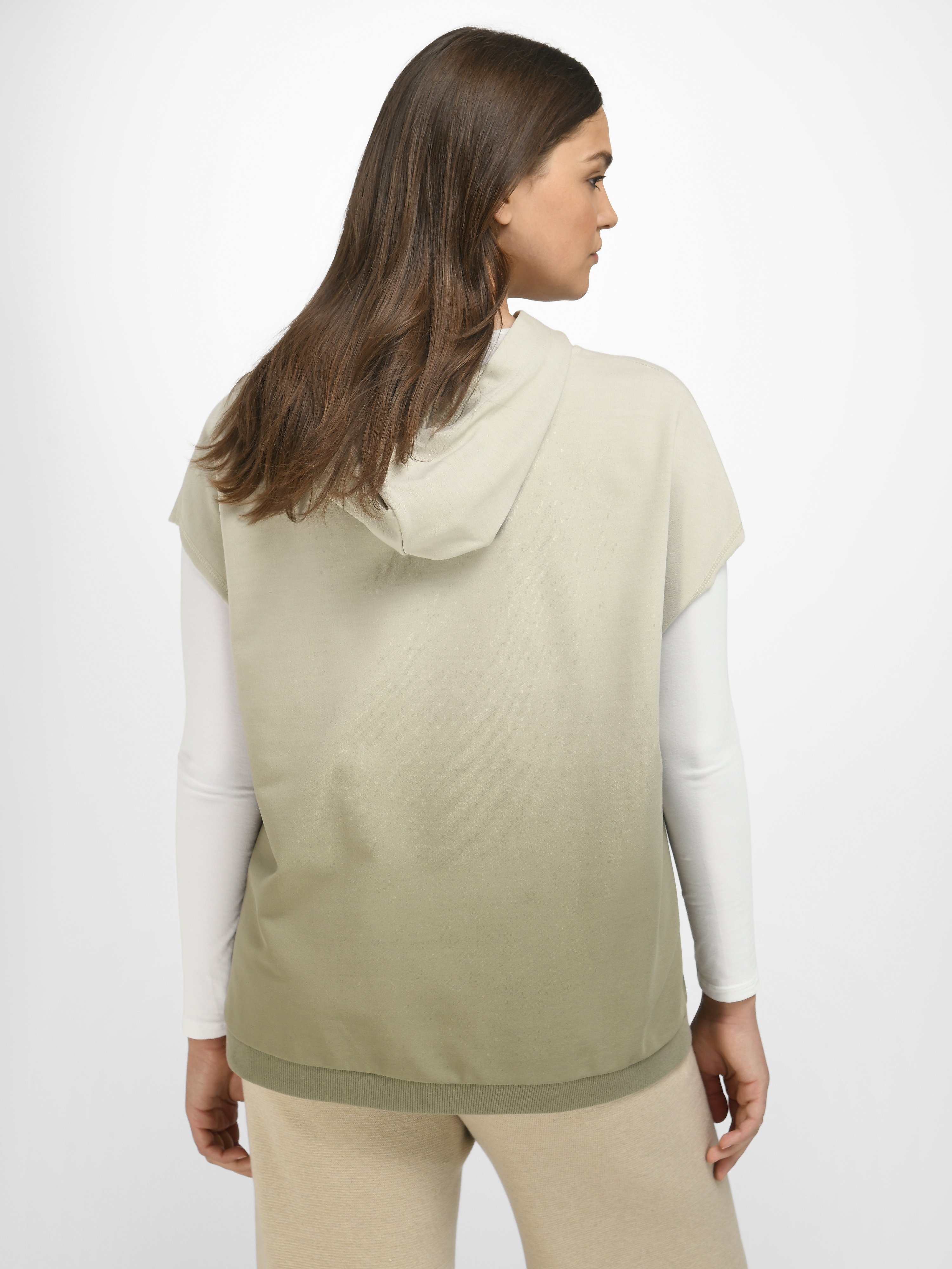 Hoodie-Sweatshirt mit überschnittener Schulter