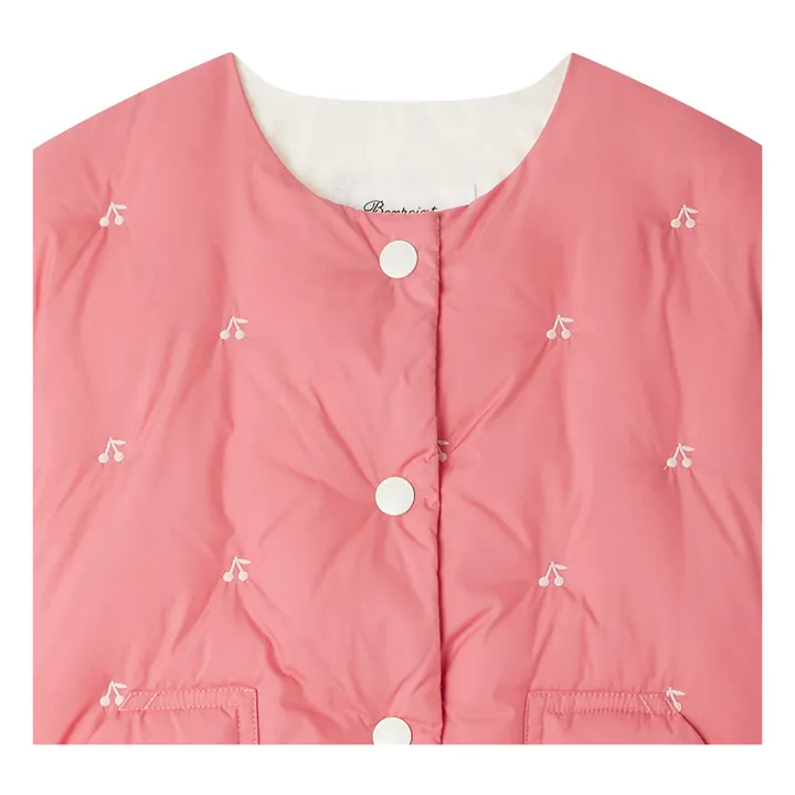 Bonpoint Veste Matelassée Cerises Baila | Rose