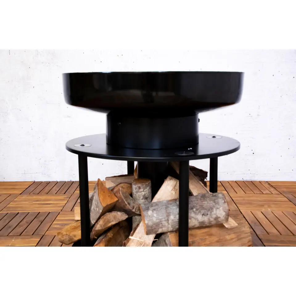 Sens-Line - Mila bbq firepit - 56x56x65cm - Zwart