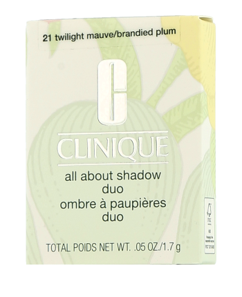Clinique All About Shadow Duo 21 Twilight Mauve/Brandied Plum 1,7g
