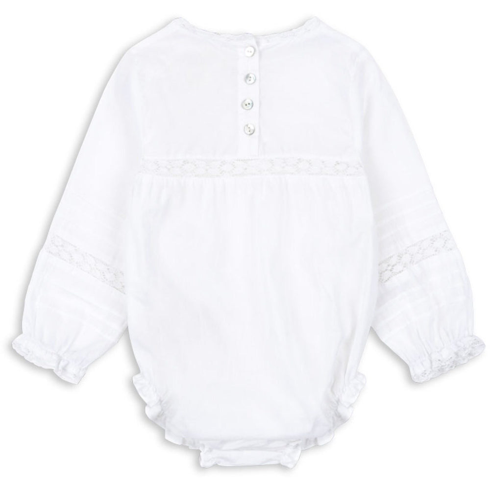 Køb Konges Sløjd Optic White Orchid Romper GOTS