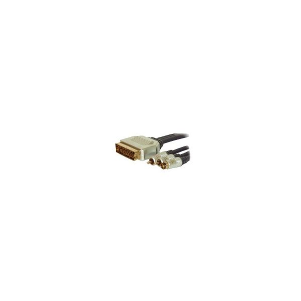 Cabo Scart M/2Rca M Svhs M 1.5M