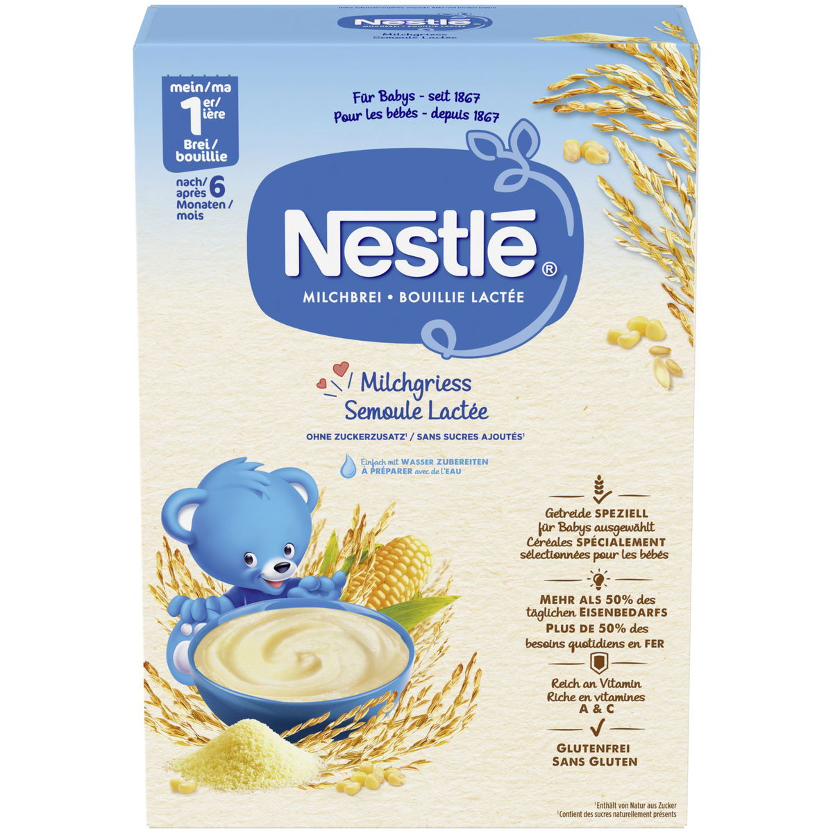 NestléNestlé   Milchgriess für Babys 3er Pack