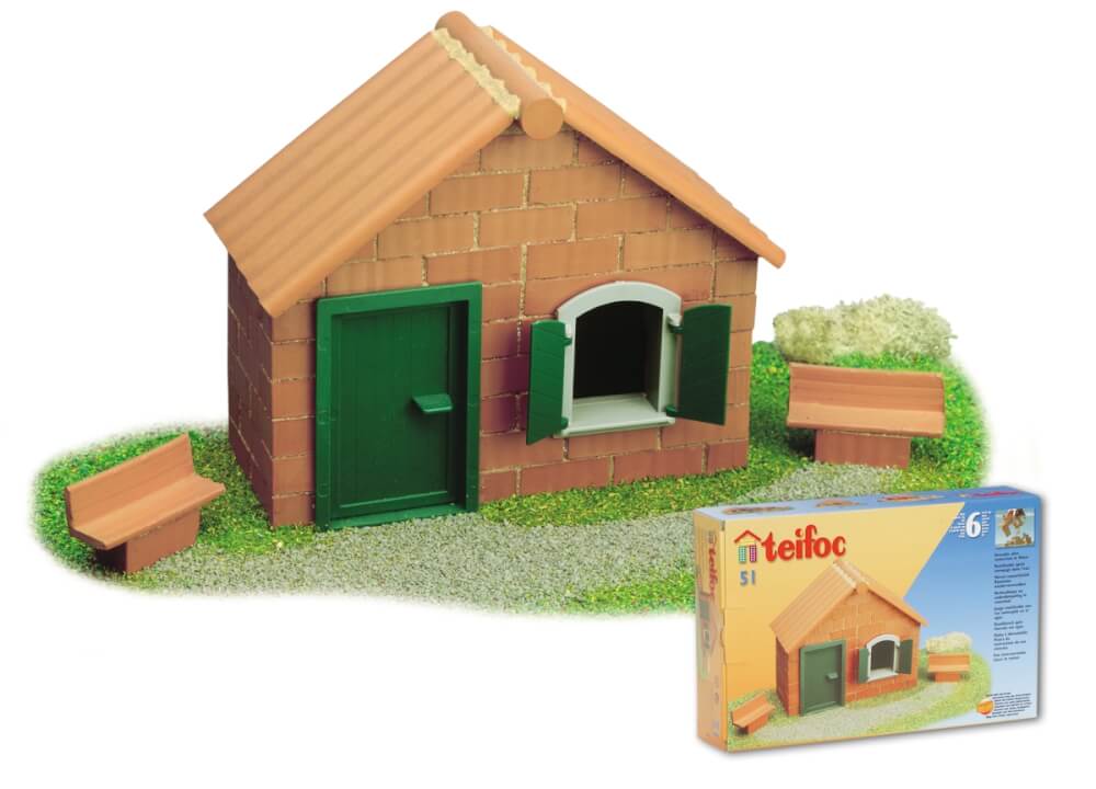 Teifoc Haus mit Dachplatte (Starter - Set)
