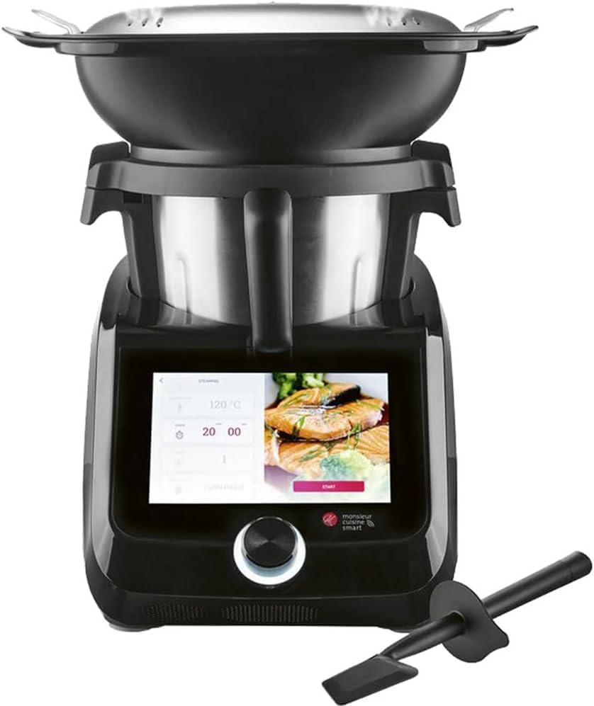 PSIDE Silvercrest Monsieur Cuisine Smart Black Edition SKMS 1200 B1, 1200 W, Schwarz