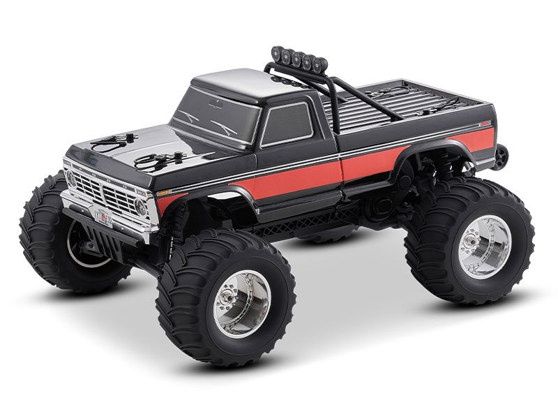 FMS Monster Truck Ford F100, Schwarz RTR, 1:10 2WD Off-Road Model mit Brushed Motor