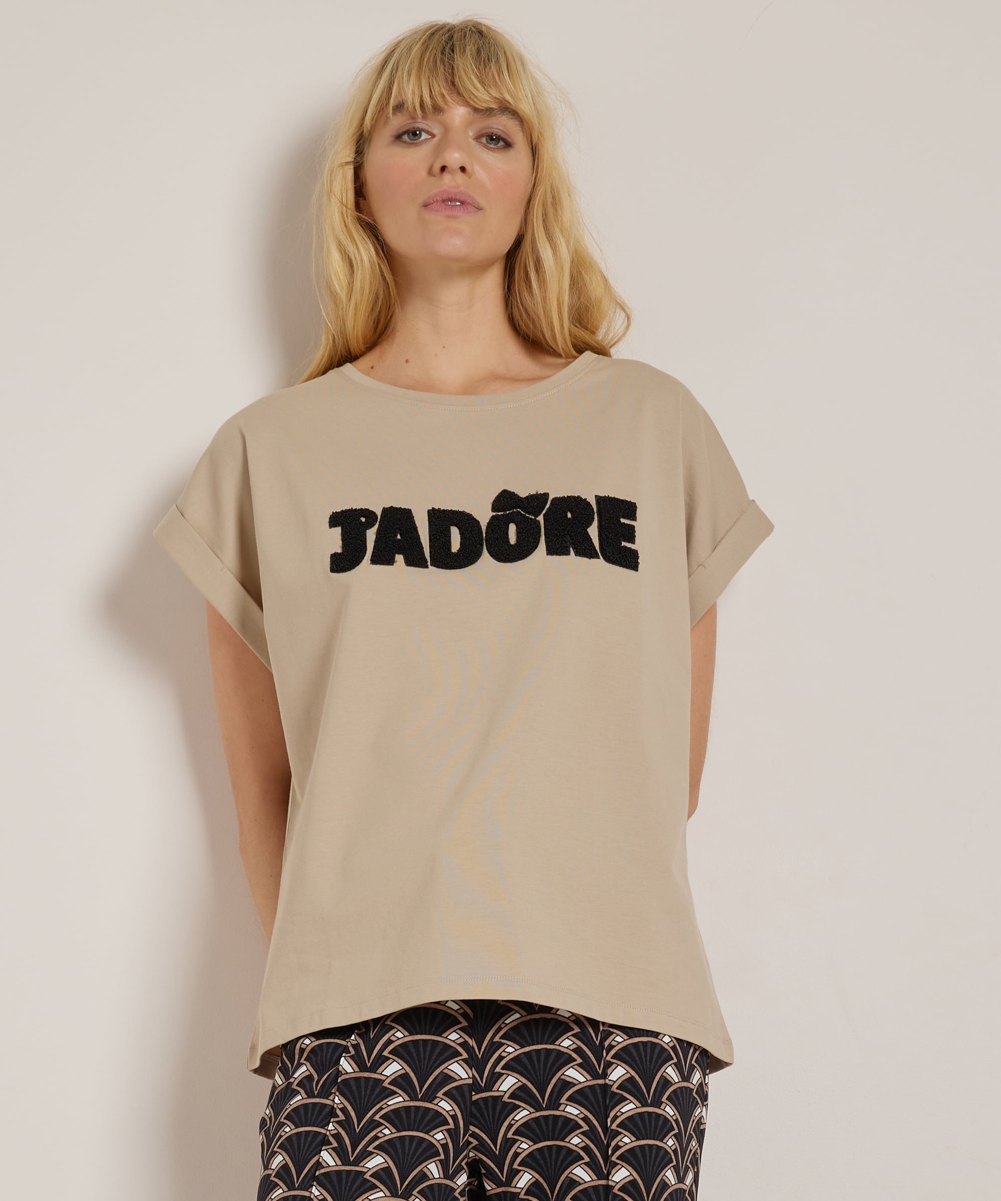 t-shirt boucle j'adore