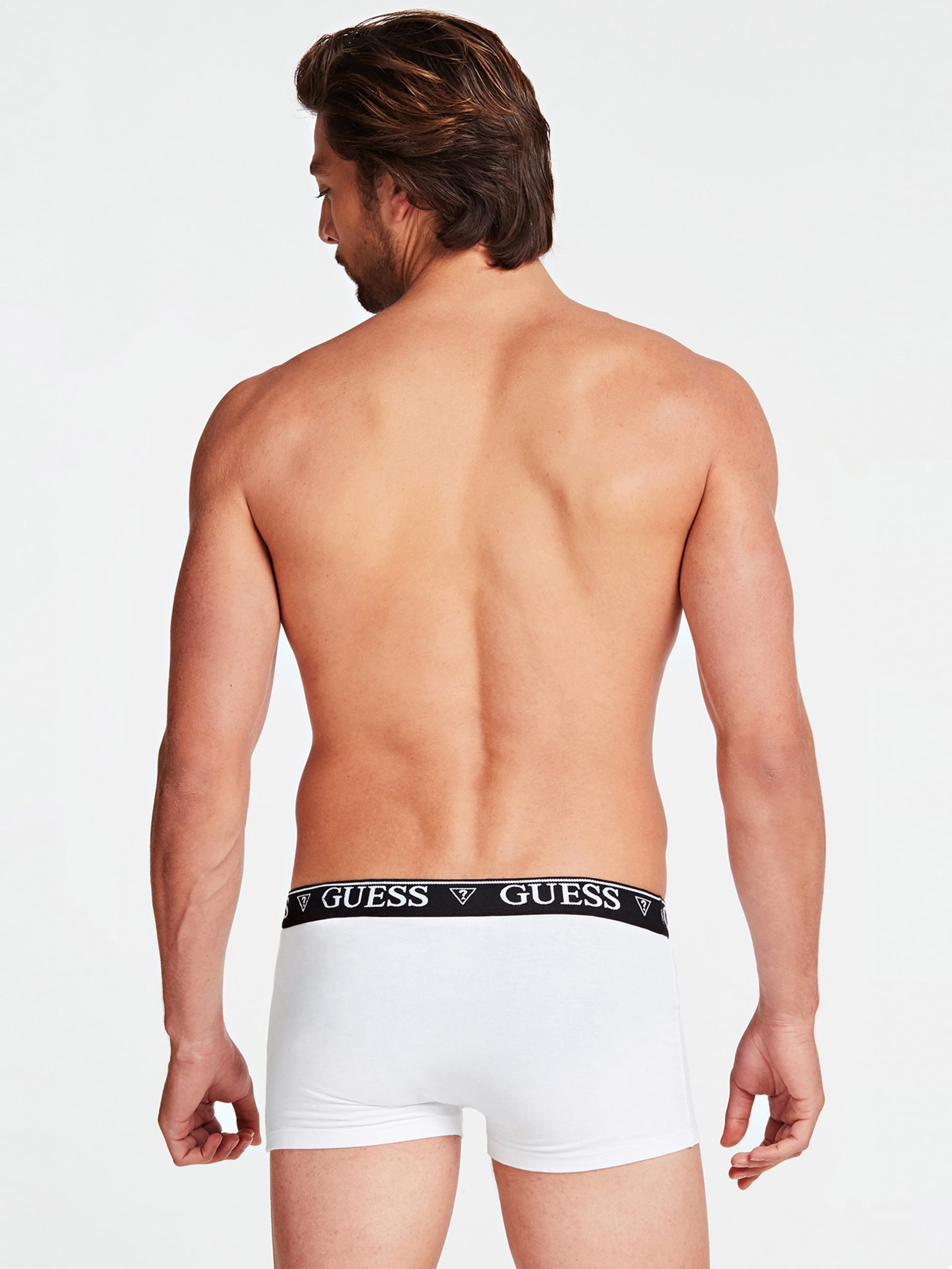 Cuecas boxer com faixa de logotipo