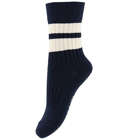 Molo Strømper - 2-pak - Norman - Hvid/Navy
