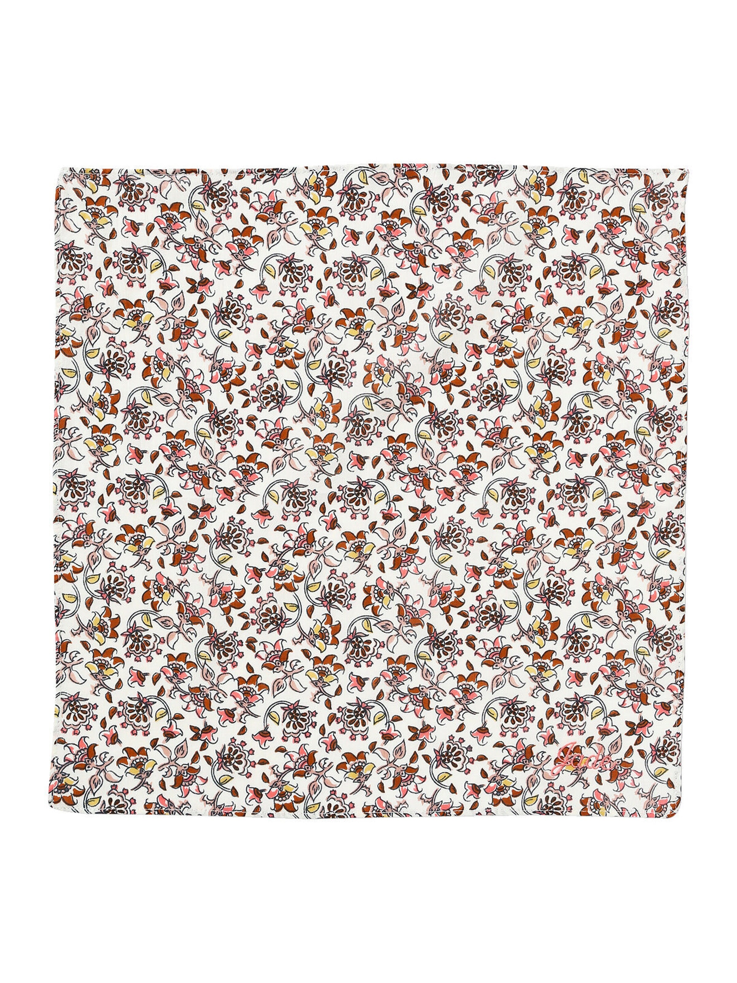 Vertbaudet Mädchen Baby Halstuch mit Blumen wollweiß