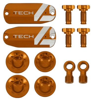 Kit de Customisation pour freins Hope Tech 4 E4 Orange