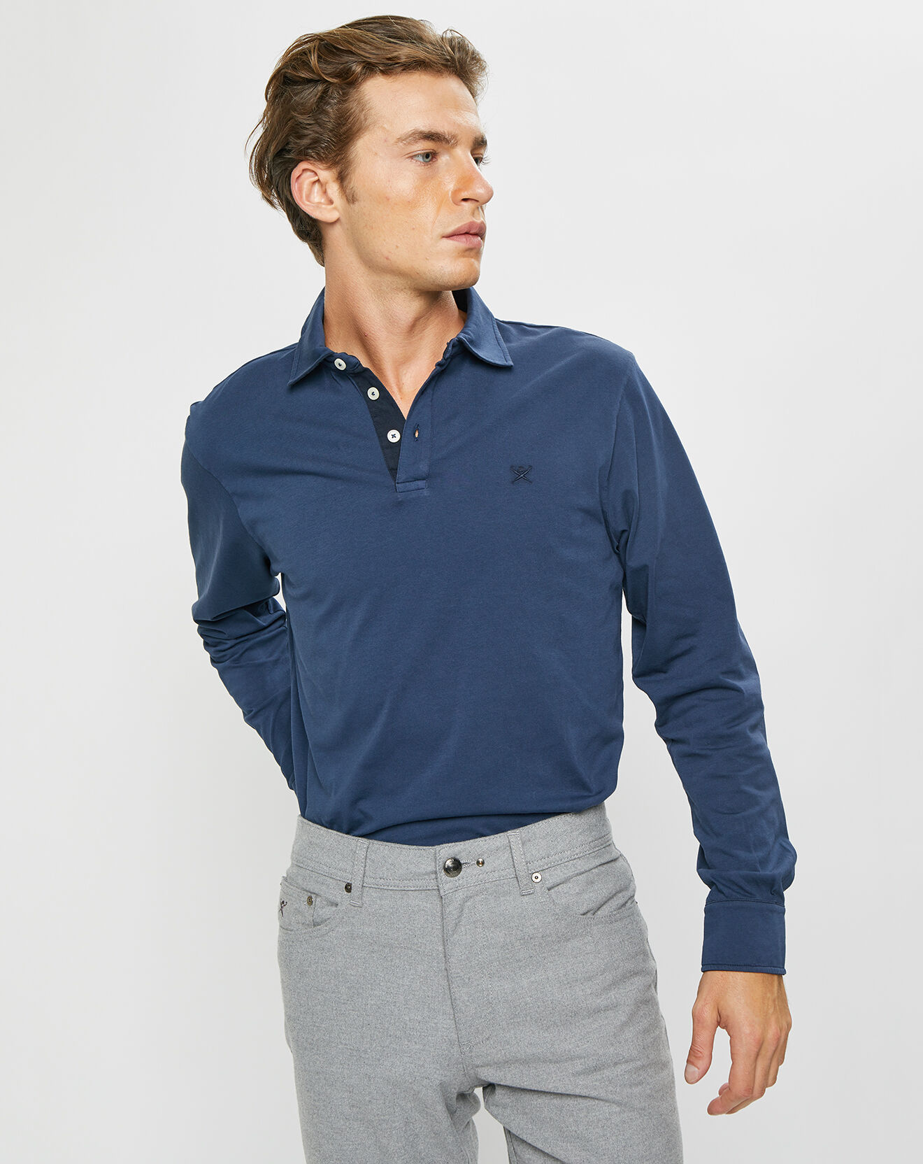 Hackett London Polo Classic Fit Gmd Jersey bleu