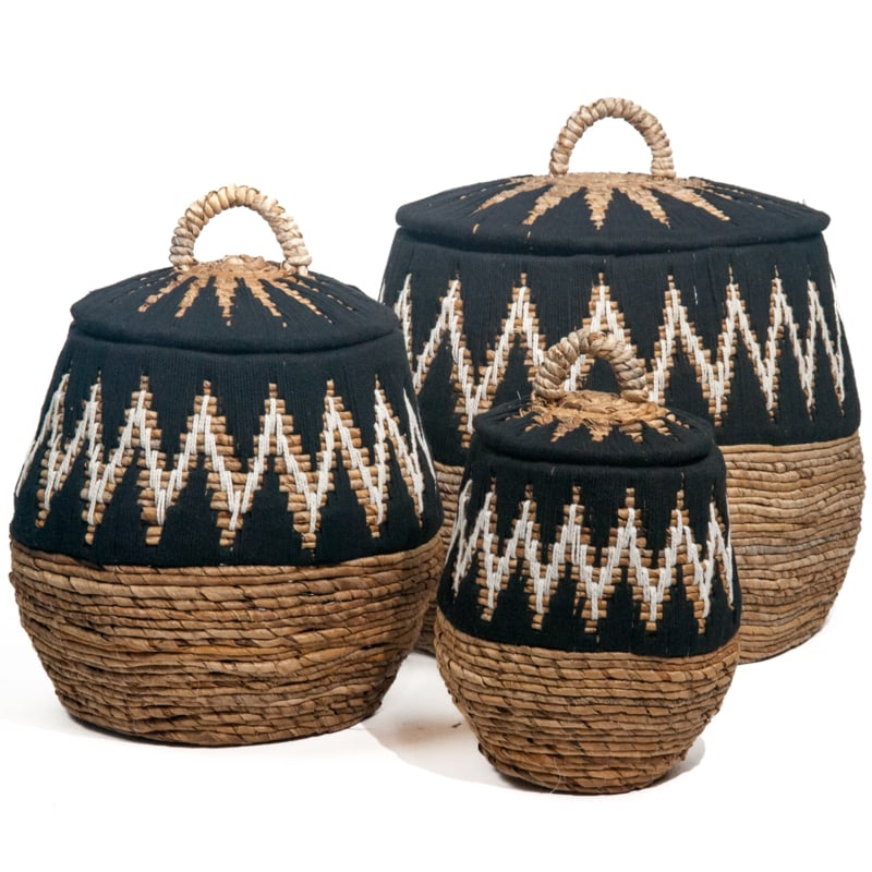 Mand Tali naturel/zwart medium