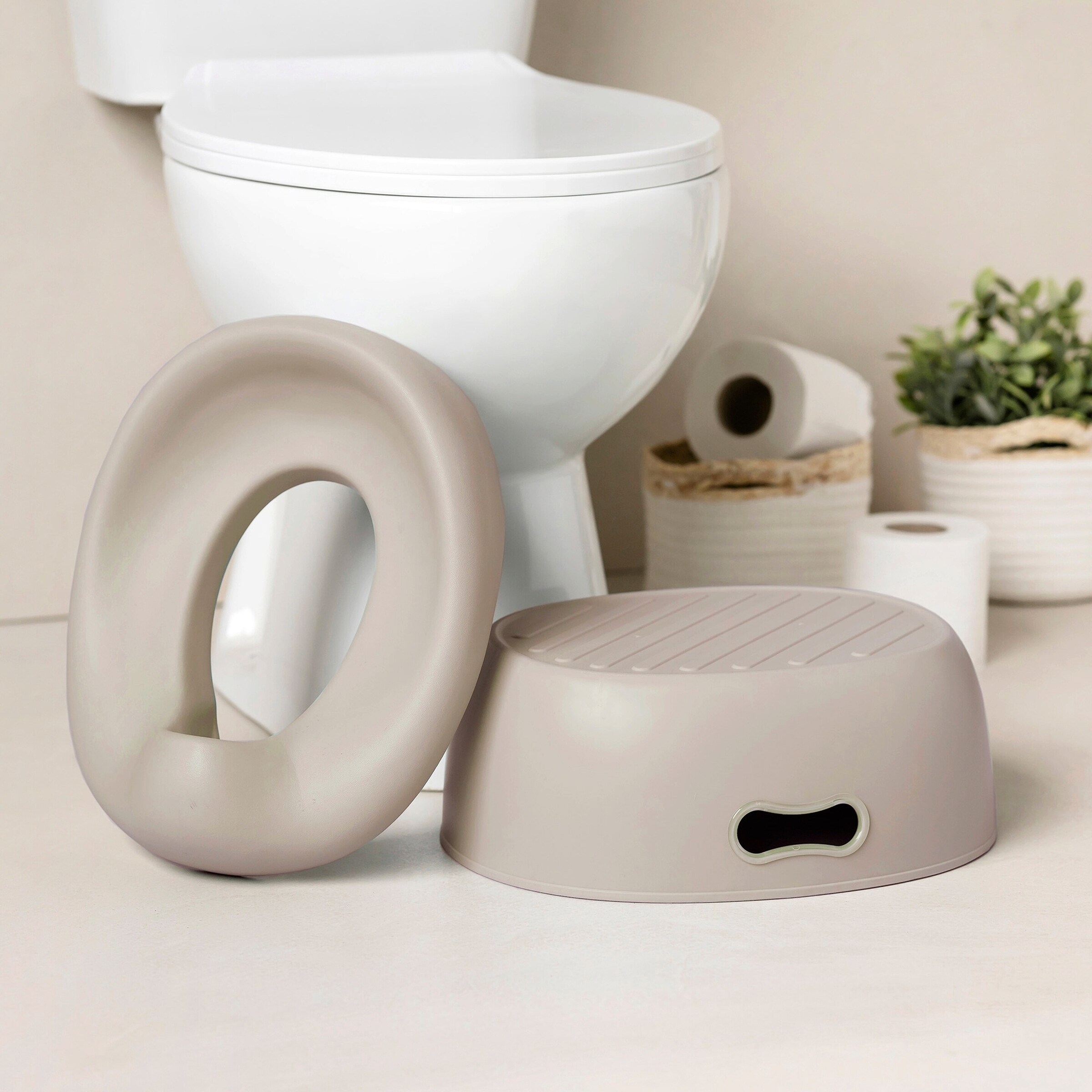 Nattou 3in1 Töpfchen, WC-Sitz & Schemel beige