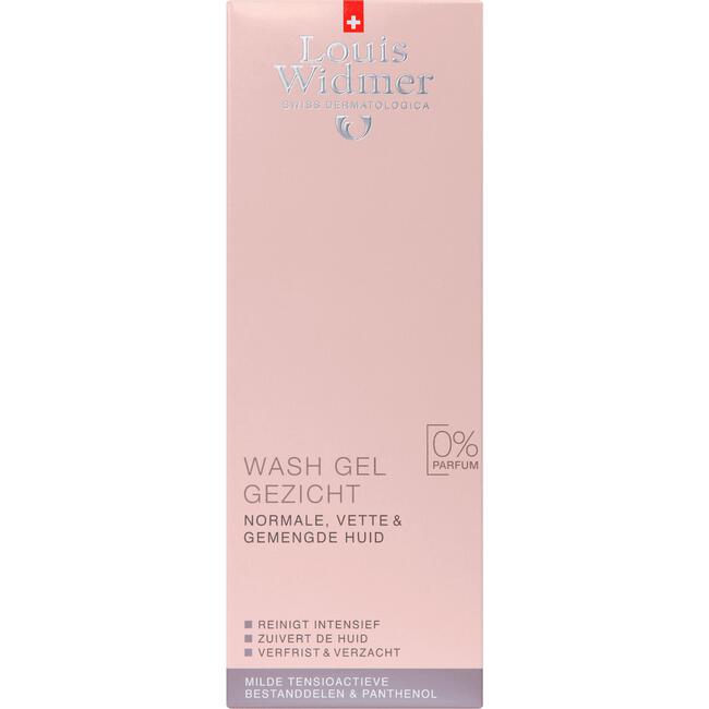 Louis Widmer Wash Gel Gezicht Zonder Parfum 125 ML