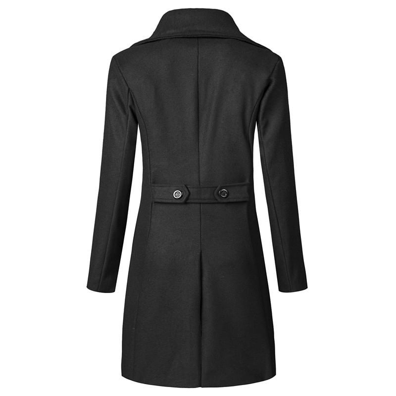 YIKES - Trenchcoat met reverskraag en dubbele rij knopen