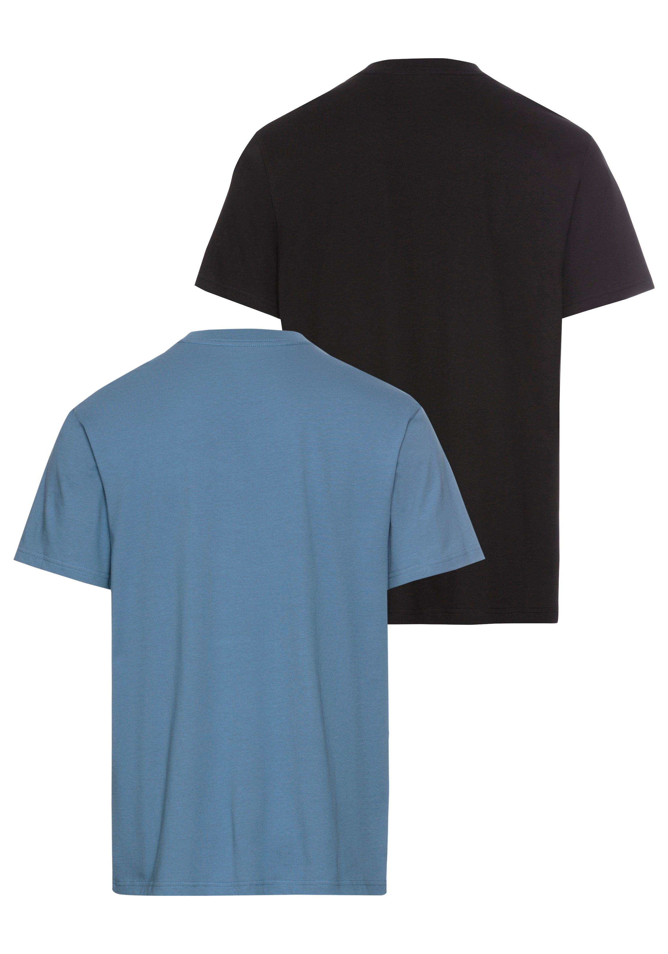 Quiksilver T-Shirt »JUST FRAMED LOCKUP SHORT SLEEVE PACK YM«, 2 Stk. Doppelpack T-Shirt mit Print, 2 Stk