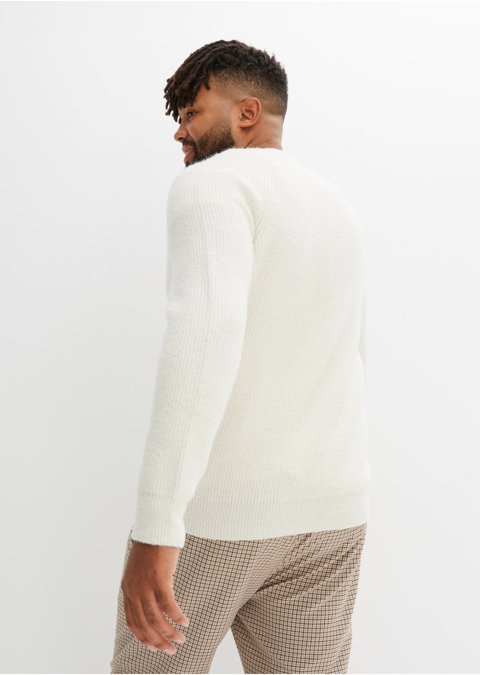 Pull à col montant en matière douce