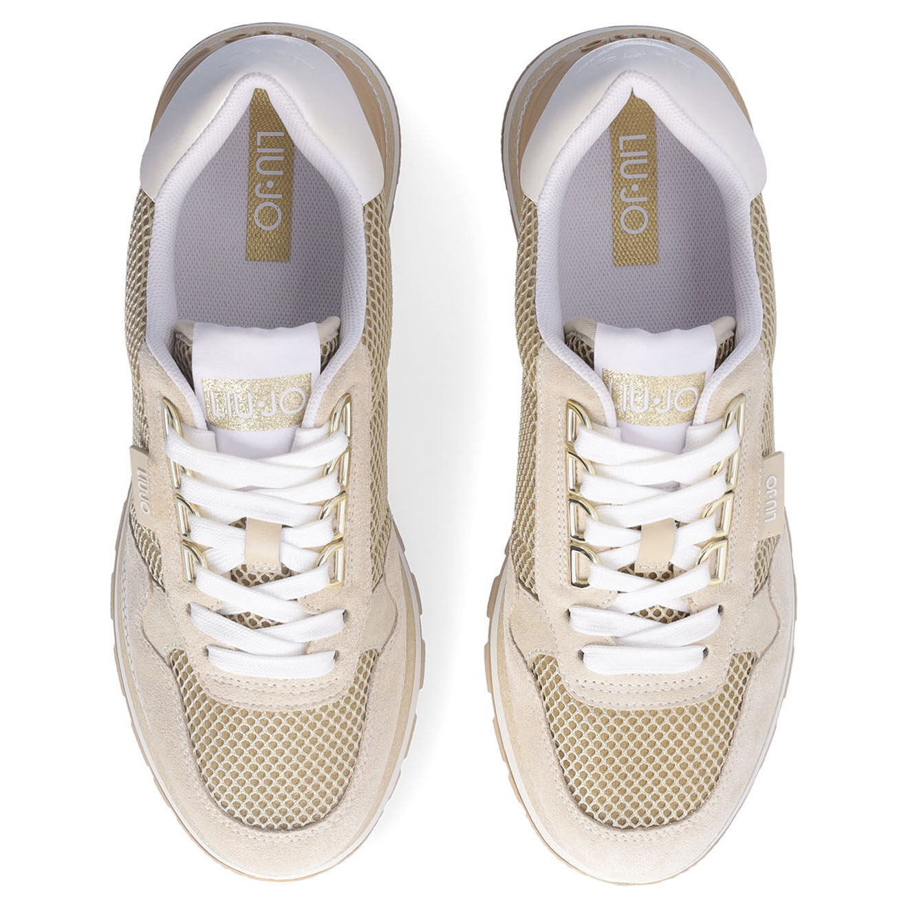 Liu-Jo Sneakers en Cuir Victoire beiges