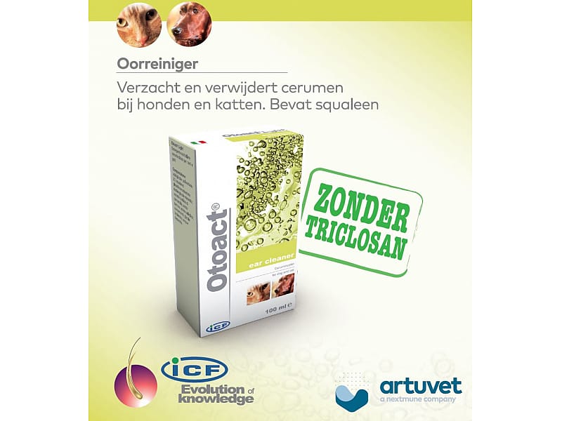 Otoact Oorreiniger Hond Kat 100 ml