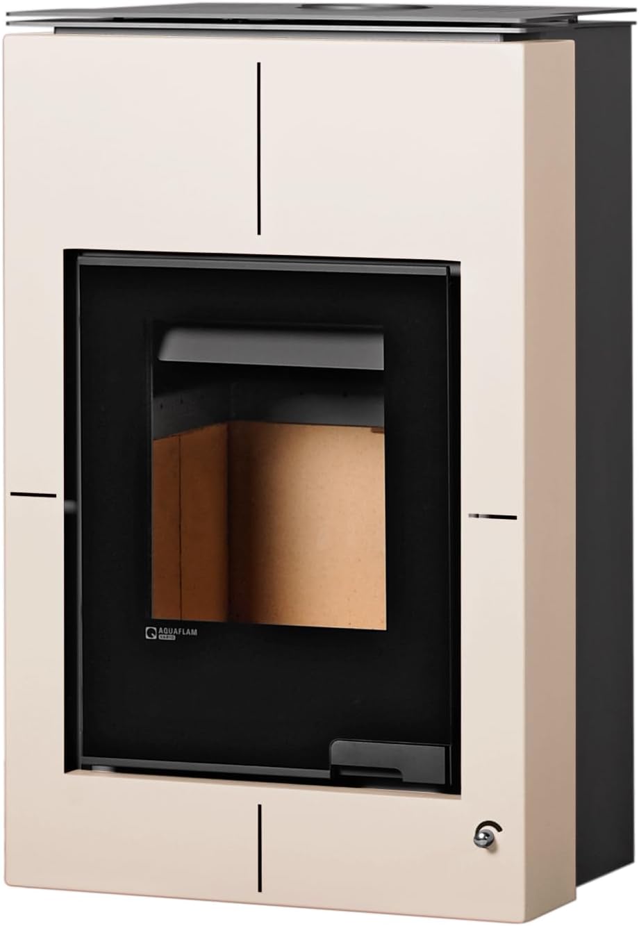 HSF34-040 Vario Saporo Manual Wasserführender Kaminofen Creme 11/5 kW/A