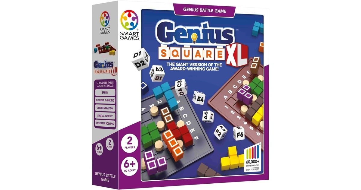 SmartGamesGenius Square XL Bordspel  (Nederlands, 2 spelers, Vanaf 6 jaar)