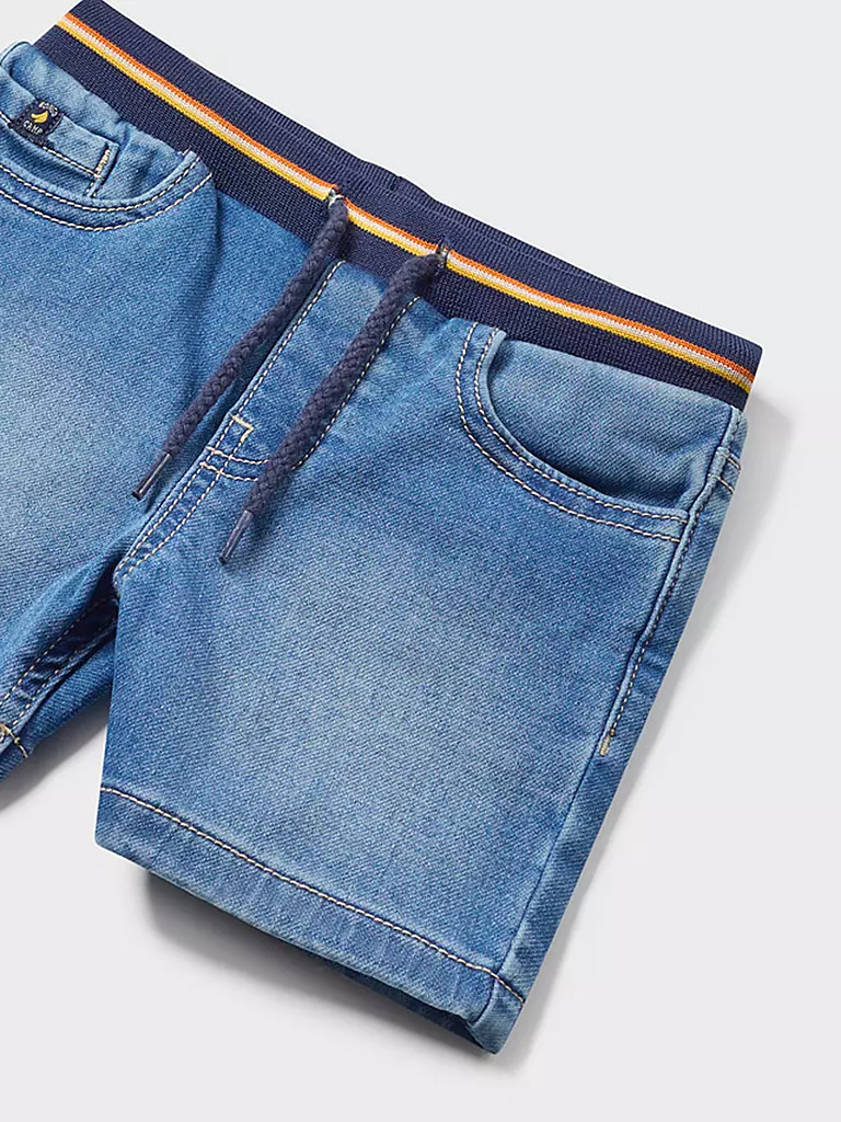 MAYORAL Baby Jeansshorts blau