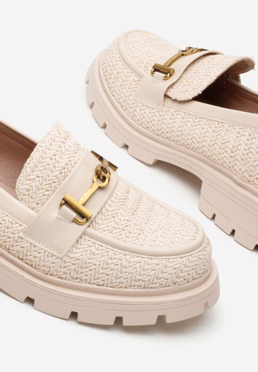 Mocassins femme beige Latrice