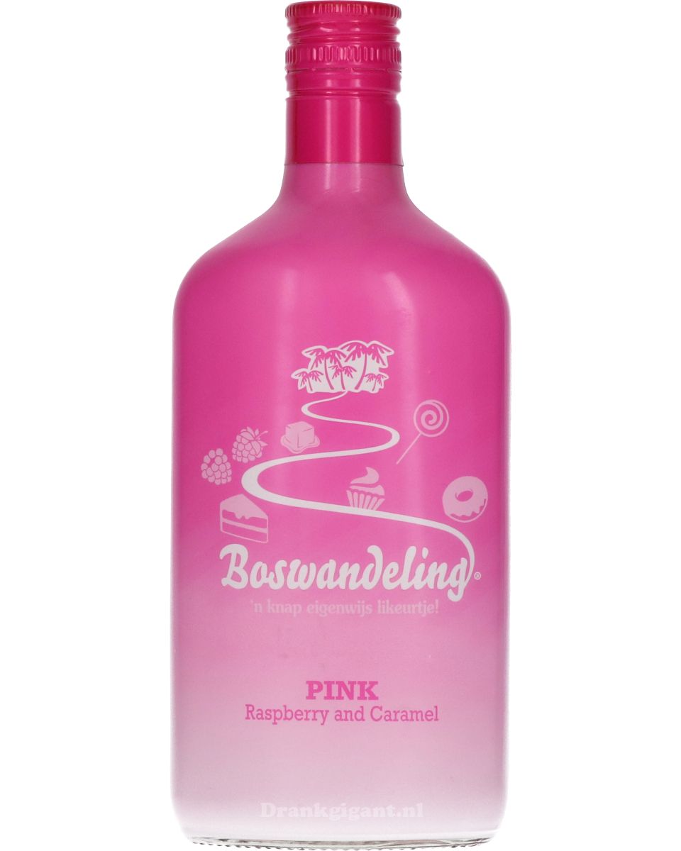 Boswandeling Pink Raspberry and Caramel 70 cl