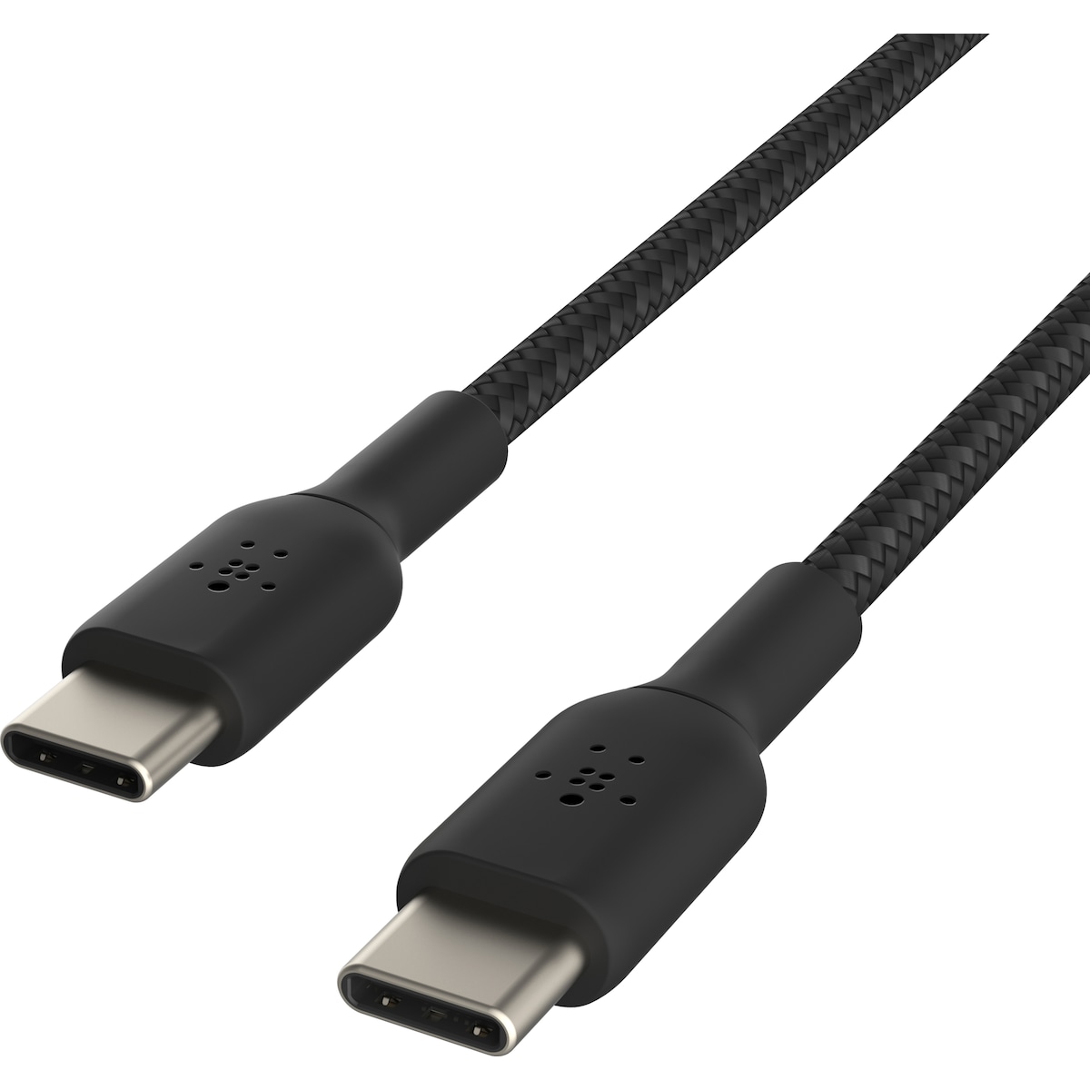 Belkin BoostCharge USB-C til USB-C flettet kabel 15 cm (sort)