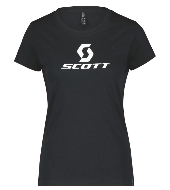 SCOTT Icon SS T-shirt til Kvinder, Sort