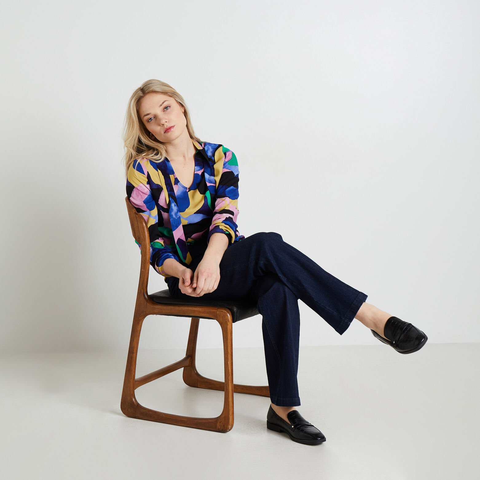 Blouse imprimée femme