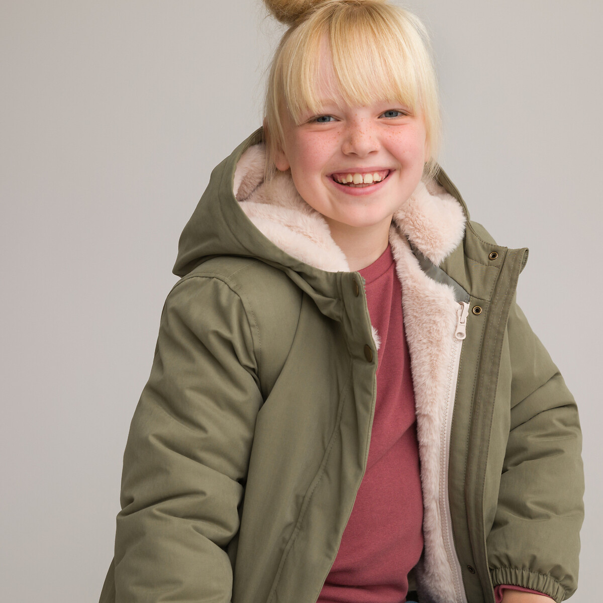 COLEÇÕES LA REDOUTE<br>Parka com capuz, 3 em 1