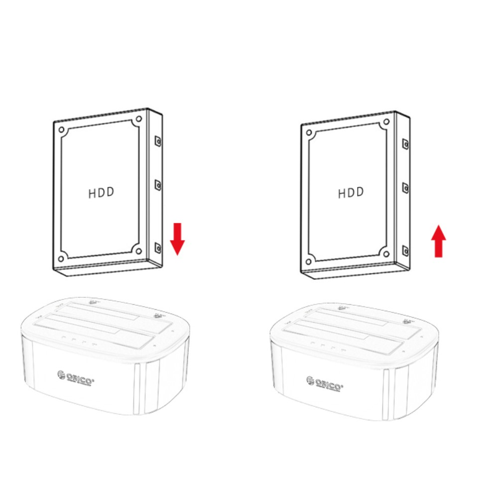 USB 3.0 SATA Dual Festplatten Docking Station für 2.5