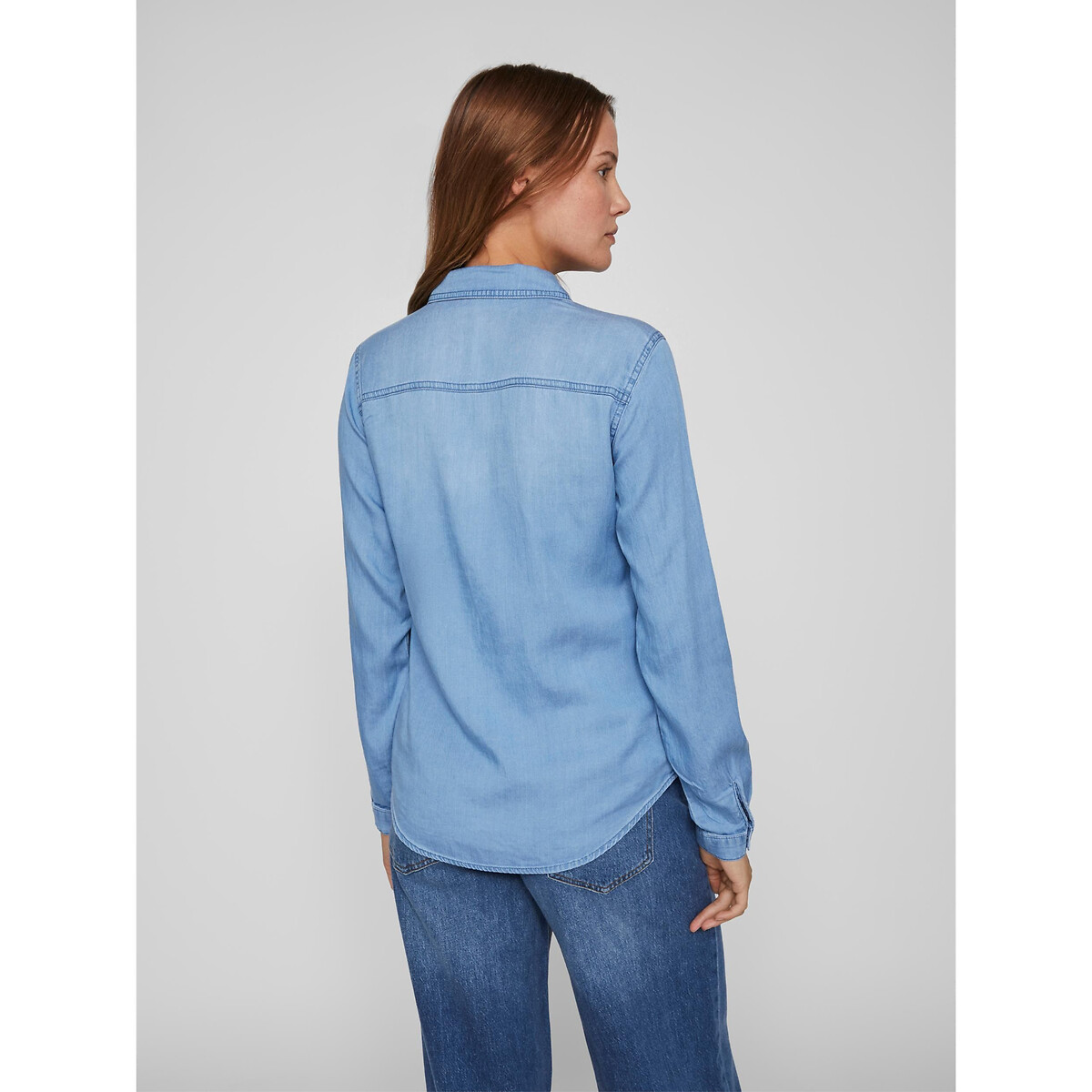 VILA<br>Camisa de manga comprida ajustada