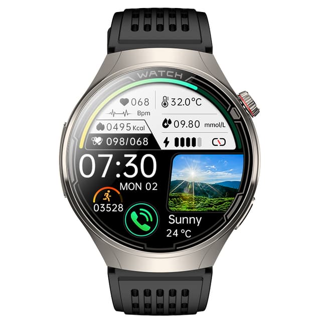 Smartwatch med søvnhjælp og massage Sølv
