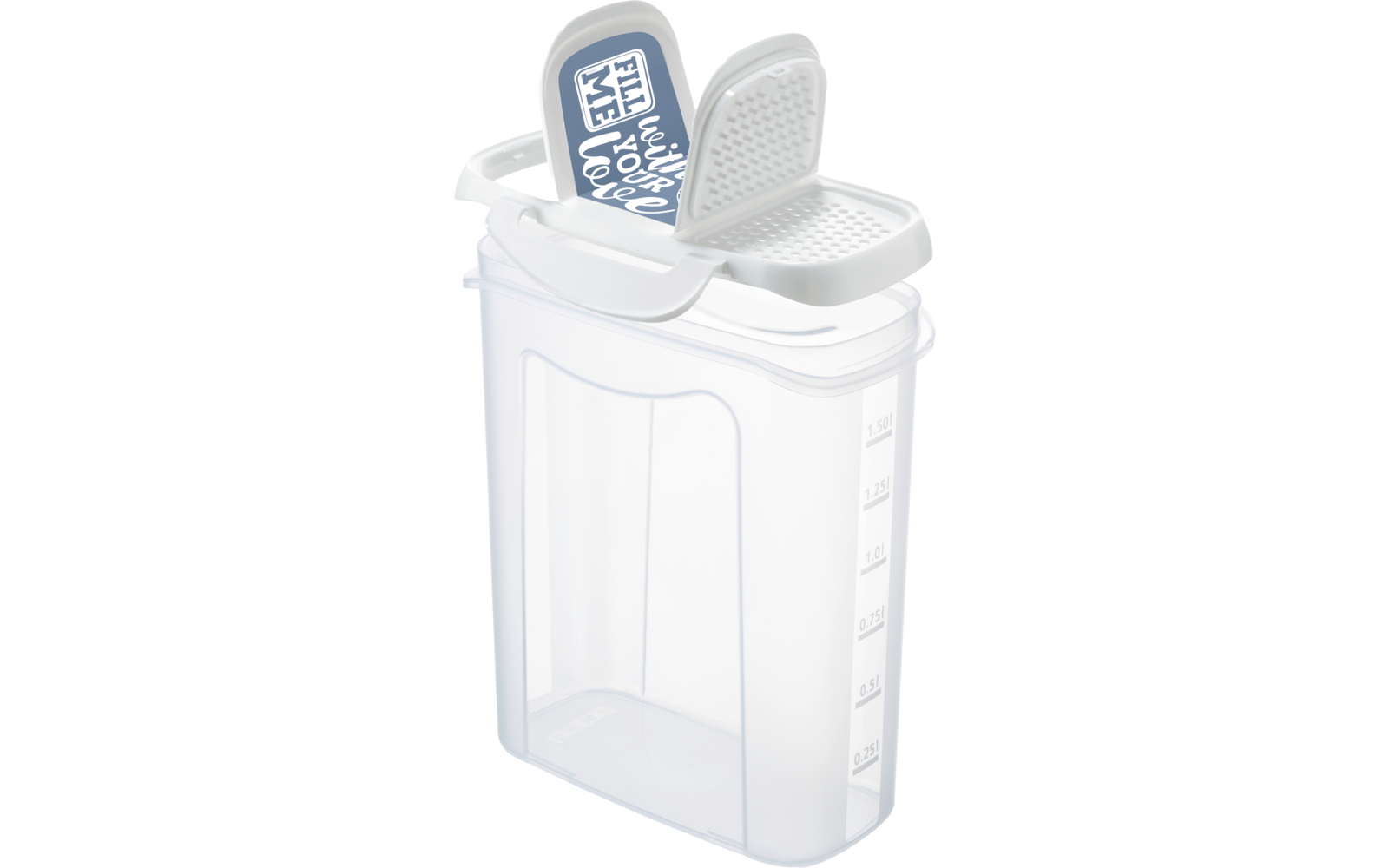 Streudose 1 l CLIC & LOCK horizon blue