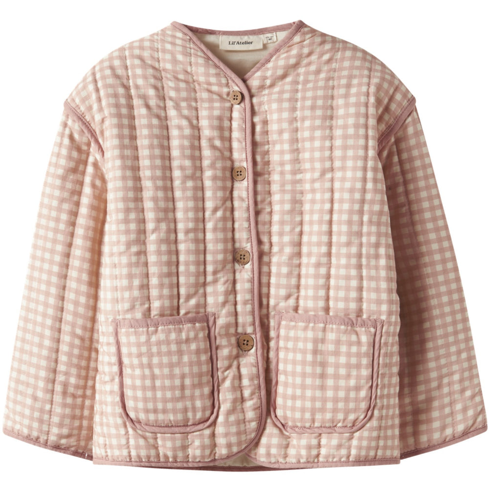 Køb Lil'Atelier Cameo Rose Sun Nmflarose Ls Quilt Jakke Lil
