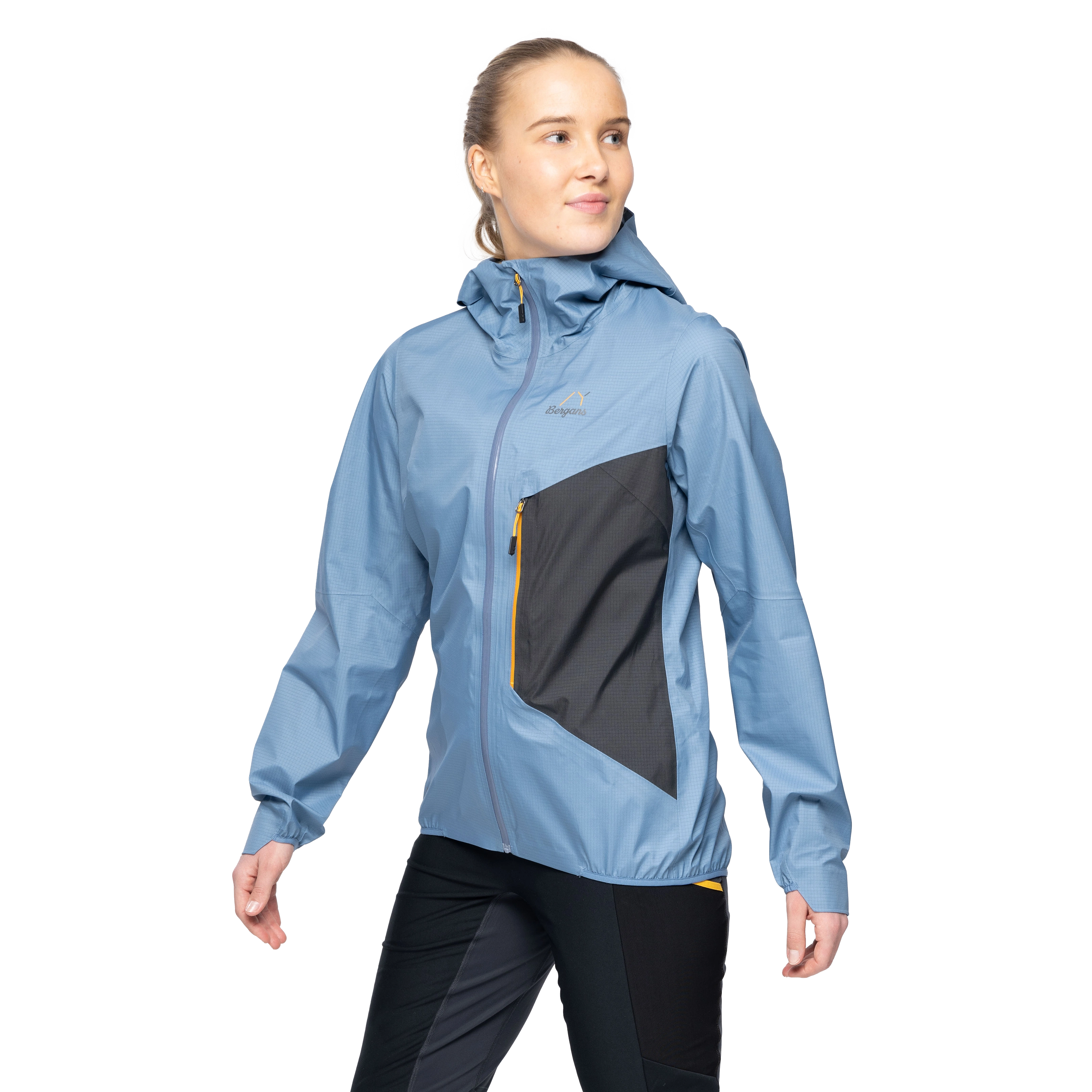 Y LightLine Air 3L Shell Jacket Women Elemental Blue / Dark Shadow Grey