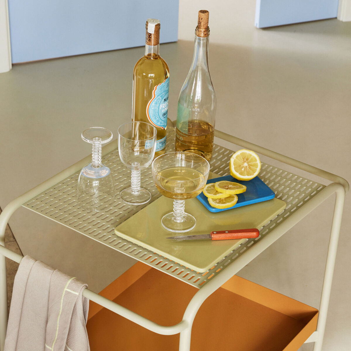 Hübsch Clink Champagneglass, klar