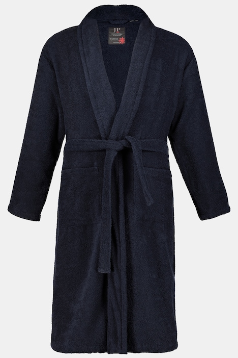 Bademantel, Homewear, Schalkragen, Frottee, bis 8XL
