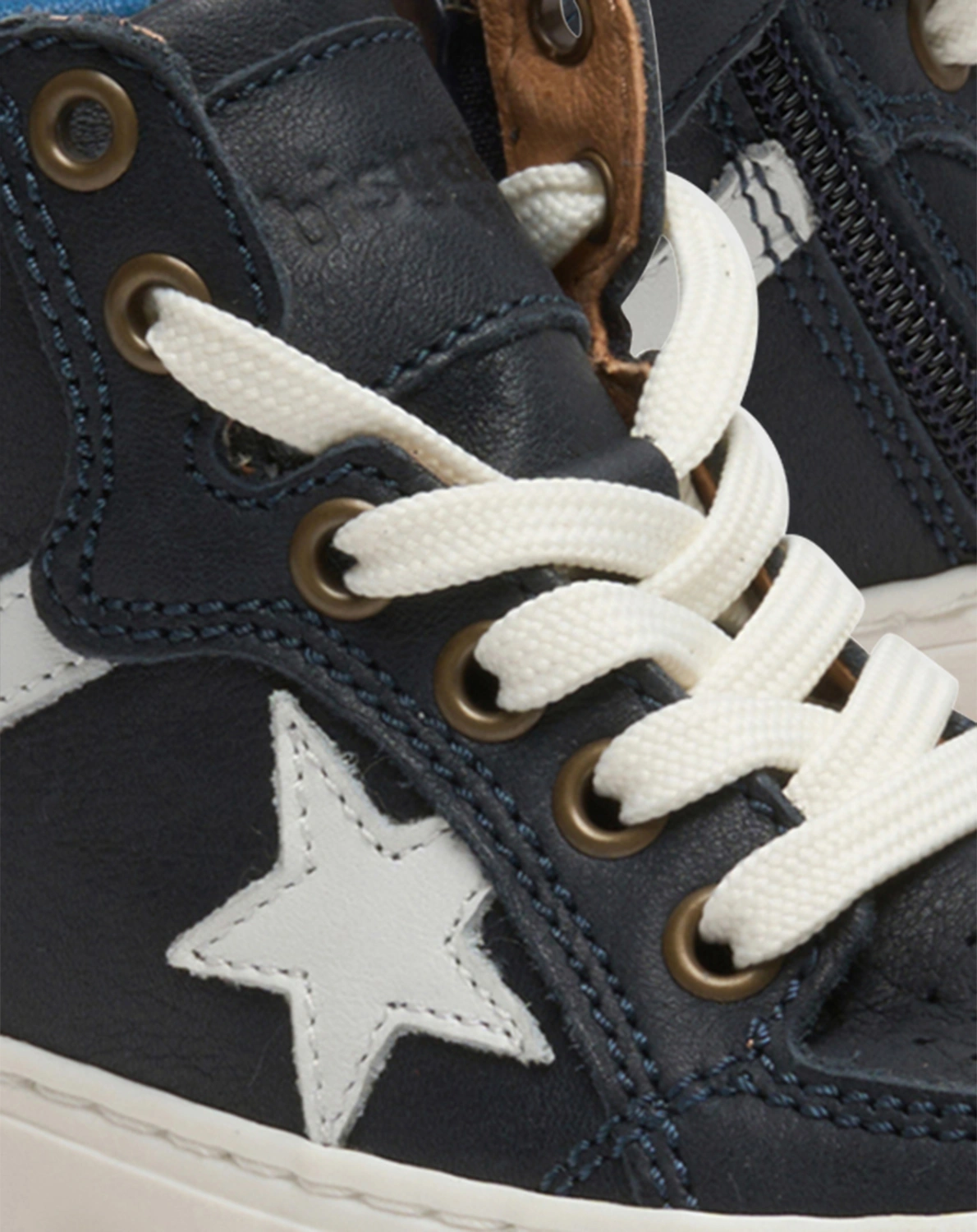 Schnür-Sneaker ISAK hoch in navy