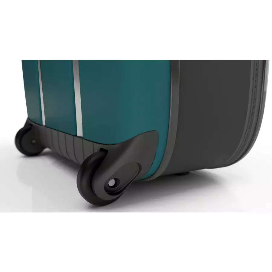 Rollink Vega II - faltbarer 2-Rollen-Kabinentrolley 55 cm deep lagoon