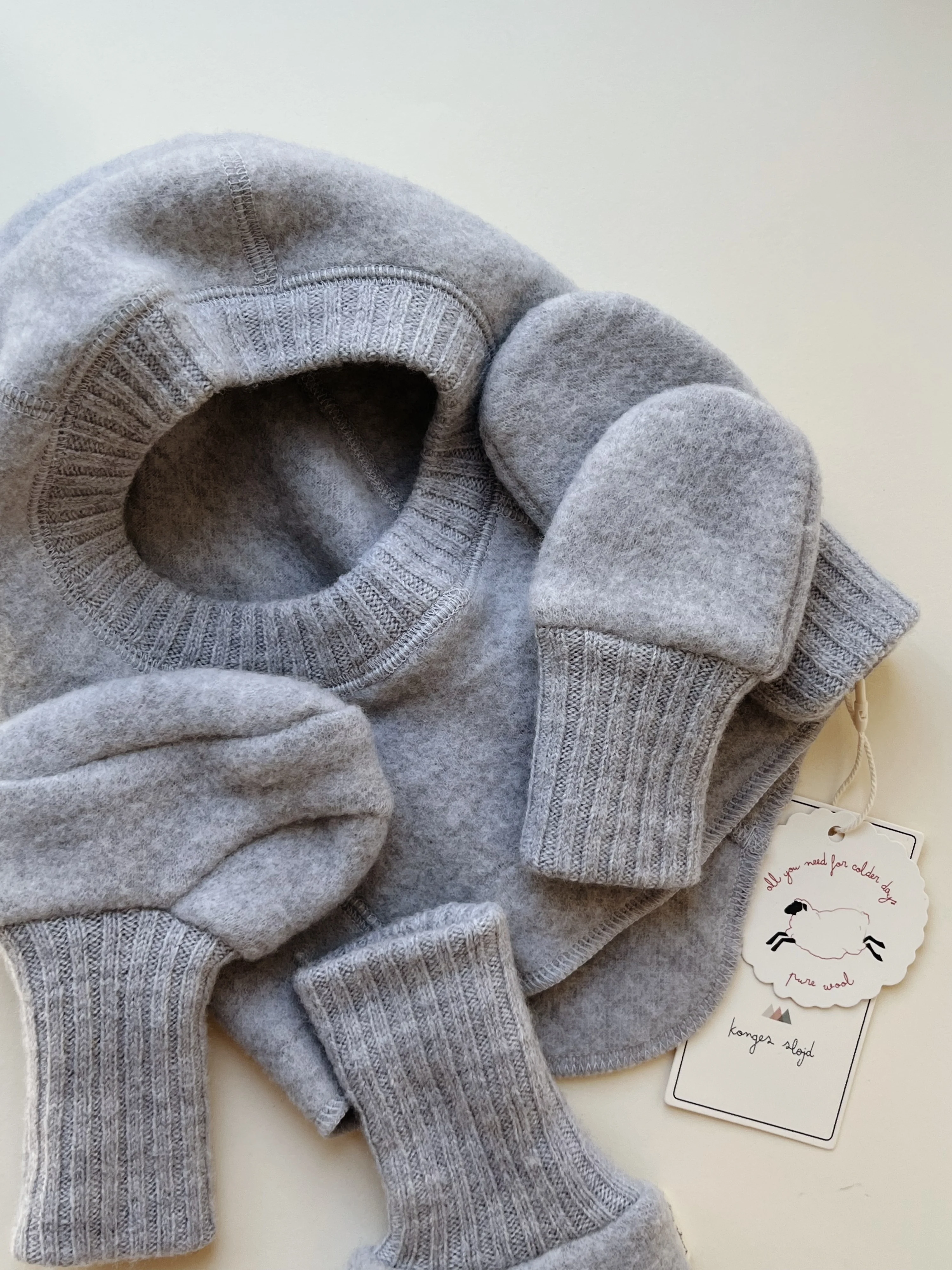 saga futter - GREY MELANGE - 12-18M