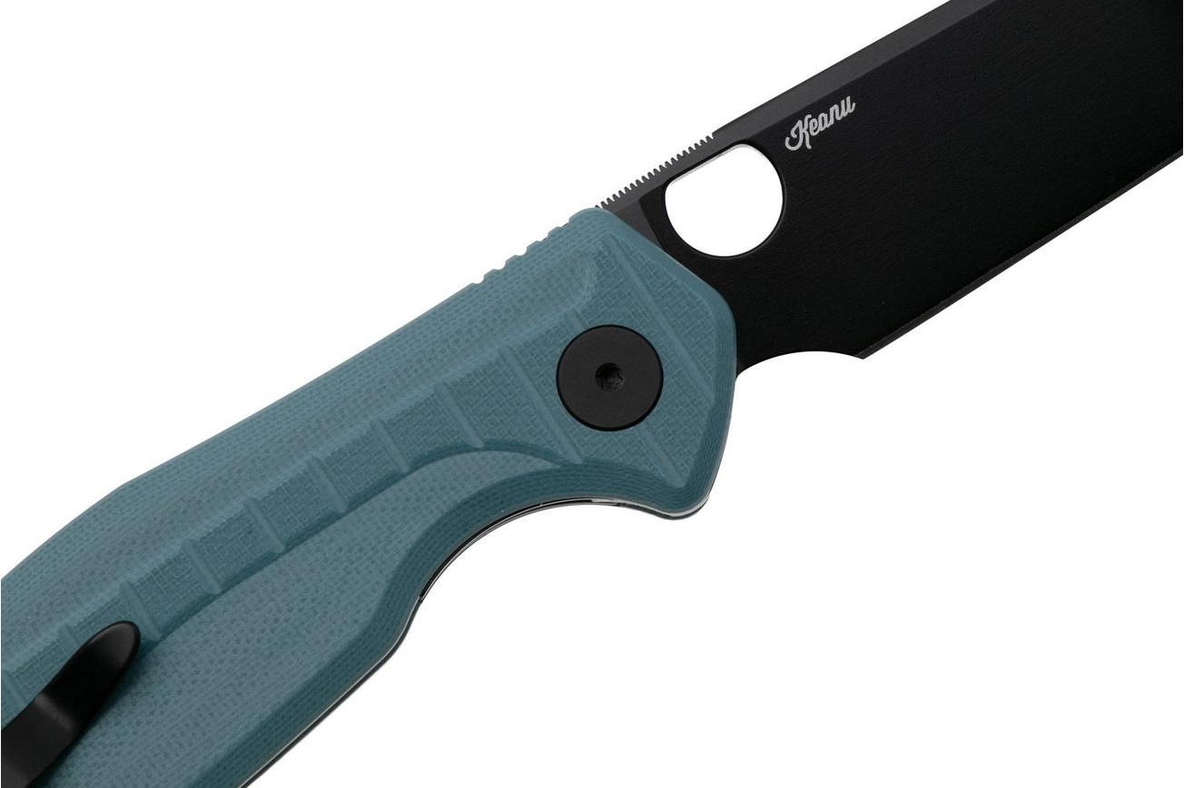 Bestechman Angry Owl BMK12C-2 PVD D2, Blue G10, zakmes